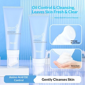 นิคอร์ โนเคยา โฟม บรัช ฮีด เฟเชียล คลีนเซอร์ 120 มล. ให้ความชุ่มชื้นและทำความสะอาดล้ำลึกสำหรับผู้ชายทุกสภาพผิว - Product Image 1