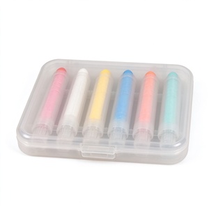 Tiza Lavable Sin Polvo No Tóxica para <span class=keywords><strong>Pizarra</strong></span>, 24 Colores para Niños y Niñas, Escuela, Aula - Product Image 2