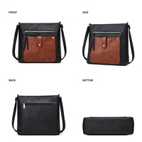 PB89 Élégant et simple grande capacité sac à bandoulière simple épaule pour femmes en gros PU cuir unique sacs à bandoulière Vintage L