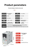 Shenmu Série 790 220V 380V Contrôle de fréquence et de vitesse 750W 50Hz Carte de circuit VFD Onduleur hybride 10kVA Contrôle vectoriel Onde sinusoïdale pure