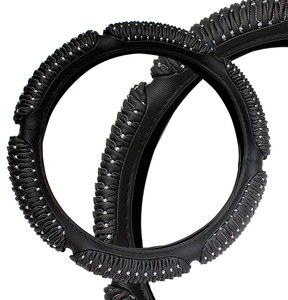 Accessoires intérieurs de voiture, housses de <span class=keywords><strong>volant</strong></span> avec dentelle, housse de <span class=keywords><strong>volant</strong></span> de luxe Sparco, accessoires de voiture - Product Image 2