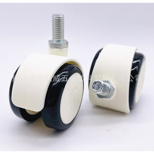 Furniture Casters 50mm Diameter Swivel Silent <b>Wheel</b> 40kg Load Capacity Nylon <b>Wheel</b> For Office Chair - Product Image 2