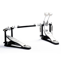 Pédale de Grosse Caisse Double Réglable à Double Chaîne – Instruments et Accessoires de Musique