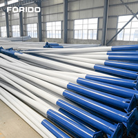 Kits de montage complets pour poteaux LED industriels FORIDO de 3 à 10 m en acier galvanisé Q235 pour l'éclairage routier urbain et public extérieur