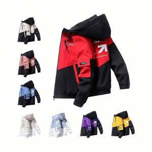 Parka Slim Homme Tendance avec Capuche et Doublure Matelassée, Motif Lettres Sérigraphiées – Nouvelle Collection Printemps - Product Image 6