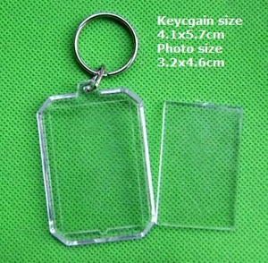 Bán Buôn Neworiental Trống Acrylic Keychain, Hình Ảnh Chèn Nhựa Khung Ảnh <span class=keywords><strong>Key</strong></span> Chain - Product Image 2