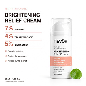 <span class=keywords><strong>Crema</strong></span> <span class=keywords><strong>Viso</strong></span> Private Label con 7% Arbutina e 4% Acido Tranexamico, Correttore Macchie Scure, Idratante Illuminante con Niacinamide, OEM - Product Image 1