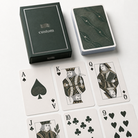 Cartes à jouer promotionnelles écologiques personnalisées avec emballage en boîte sur mesure pour événements B2B, cadeaux et activation en vente au détail