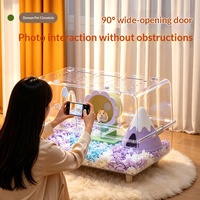 Cabane confortable pour hamsters nains |   Villa de luxe extra-large et spacieuse pour hamsters syriens