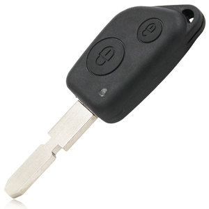 Étui de remplacement pour télécommande à 2 boutons pour <span class=keywords><strong>PEUGEOT</strong></span> <span class=keywords><strong>406</strong></span> 306 Fob lame de <span class=keywords><strong>clé</strong></span> non coupée - Product Image 2