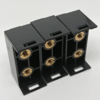 Coussinets de compression PC noirs, isolation haute température, dissipation thermique pour montage en surface, pour cellules de batterie de véhicules électriques, OnTime WSD-PC-B 1kV