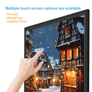 Écran tactile Android IR Windows Kiosque Totem Affichage publicitaire Lecteur Ultra fin Lcd Affichage numérique sur pied intérieur - Product Image 2