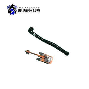 Yüksek kaliteli SY75 Sany ekskavatör hidrolik sistem distribütörü kova sert boru, kova petrol borusu Dongyang demir boru