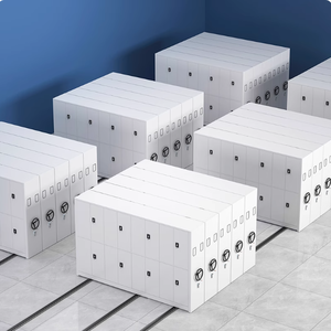 Archivador Metálico Móvil Inteligente y Ajustable con Manivela, Armario de Almacenamiento de Archivos con Cerradura, Muebles de Oficina Comerciales - Product Image 4