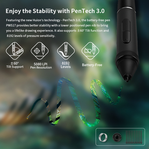 Tableta Gráfica Digital sin Batería, Monitor de Dibujo Huion <span class=keywords><strong>Kamvas</strong></span> Pro <span class=keywords><strong>16</strong></span> Plus (4K) - Product Image 4