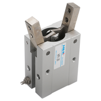 Doigts de préhension pneumatiques à double effet en alliage d'aluminium HFY10/HFY16/HFY20/HFY25/HFY32 pour manipulateur robotique