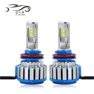 Ampoule de phare à LED T1 c-ree chip focos led pour voiture hors route avec turbo h1 h3 h4 h7 h11 hb3 hb4