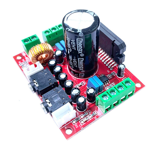 TDA7850 4-Channel 4X50W Car Audio Power Amplifier Board with BA3121 Noise Reduction Large Electrolysis Home Amplifier