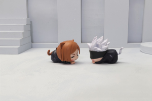H4CM 4 piezas = 1 set Figuras mini JJK de gato Chibi acostado, Itadori Gojo <span class=keywords><strong>Sukuna</strong></span> Nobara, Figura de acción de PVC, Adorno de anime - Product Image 6
