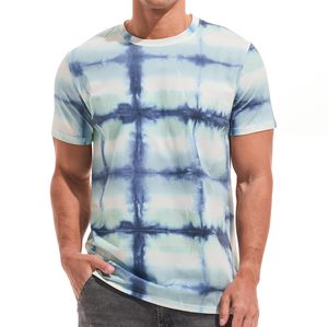 เสื้อยืดผู้ชายขายดีประจำปี 2024 ผ้าฝ้าย 100% ถักทอเนื้อหนา สไตล์วินเทจ ทำสีซีดแบบดิสเทรส พร้อมโลโก้สั่งทำ สไตล์สตรีท - Product Image 1