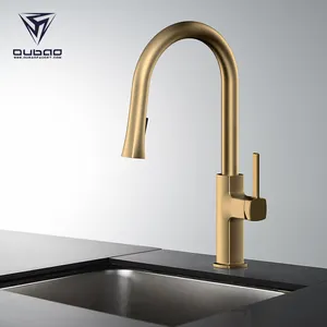 Factory Wholesale Best-Selling Kitchen Sink Tap Brush Gold Kitchen Faucet