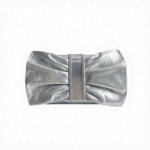 Fashionable Ladies' Evening LemonShaped Diamond <b>Clutch</b> Rhinestone Crystal Stone Handbag with Chains Decoration for Parties - Product Image 3