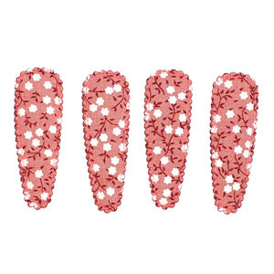 Clip à pression pour fille, clip à pression pour enfant en bas âge, clips à pression pour tissu <span class=keywords><strong>Liberty</strong></span> London, clips à cheveux en tissu <span class=keywords><strong>Liberty</strong></span>, clips antidérapants - Product Image 5