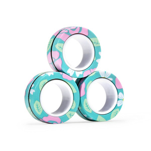 Durable Finger Spinner <b>Ring</b> Smooth Fidget Spinner Toy Portable Fidget <b>Ring</b> Set for <b>Kids</b> Adults Daily Stress Relief - Product Image 3