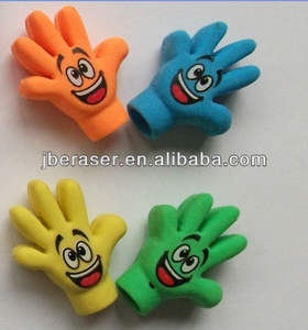 Borrador de Goma con Forma de Mano para Decorar Lápices - Product Image 2