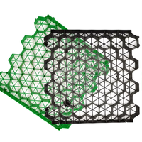 Plastique HDPE 500X500X38mm Paysage Herbe Gravier Pavé Grille D'allée