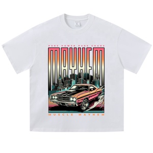 Wholesale Manufacturer Digital Print <b>Tshirt</b> Heavy Weight Cotton Homme Tee Street Style Loose Fit DTG Print Unisex - Product Image 3