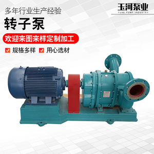 Pompe à rotor en acier moulé à haute viscosité, pompe à engrenages industrielle avec moteur AC de 0,5 CV, fabricant de pompes à rotor à came - Product Image 2