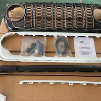 2025 nouvelle calandre avant ABS Design pour Jeep Wrangler JL 2018 ++ Gladiator JT avec/sans trou de caméra