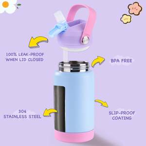 Bouteille d'eau isotherme en acier inoxydable de qualité supérieure avec matériau anti-fuite pour le camping et la randonnée - Product Image 3