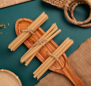 Pajitas de Caña de Azúcar Moldeadas, Seguras para Alimentos, No Tóxicas, a Prueba de Fugas, de Biomasa Sólida, para Hoteles, Comida para Llevar y Banquetes, Venta al Por Mayor - Product Image 1