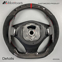Volant en fibre de carbone personnalisé avec palettes de changement de vitesse pour BMW E82 E88 E90 E91 E92 M3 320d 330i 335i 135i 128i Coupé 2006-2013