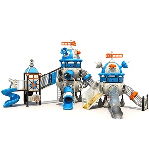 Parque Infantil Exterior OEM ODM con Tobogán y Pared <span class=keywords><strong>de</strong></span> Actividades para Proyectos Inmobiliarios - Product Image 4