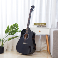 41Inch Cheap Wholesale Price Wood Acoustic Guitar Colorful Best Guitar Manufacturer