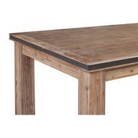 Ensemble table à manger et chaises en bois de marque Atlas, meubles de salle à manger en bois massif de chêne, service OEM, usine vietnamienne