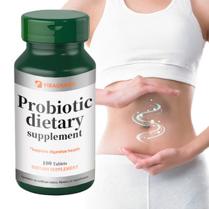 Fabrika OEM/ODM probiyotik diyet takviyesi sindirim bağırsak koruyarak gençler için 100 tablet Acidophilus vitaminleri - Product Image 1