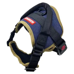 Chaleco táctico para perros de nailon de fabricante de muestra gratis con suave transpirable para chaleco para mascotas Correa entrenamiento caza - Product Image 2