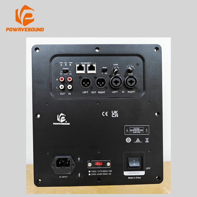 Home Audio 800W Module Amplifier for Active Subwoofer Professional Speaker Plate Amplifier Class D with DSP Audio Processor