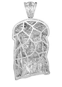 14K <b>Solid</b> <b>Gold</b> Lab Grown Diamond Jesus <b>Pendant</b> Necklace GIA Certified Unisex Religious Gift Jewelry - Product Image 4