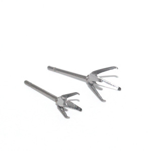 Stainless Steel Four Prong <b>Earring</b> <b>Posts</b> 11mm Length For <b>Earring</b> Making Jewelry Components - Product Image 2