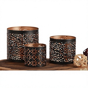 ชุดเชิงเทียน3แบบทำด้วยมือสำหรับตกแต่งบ้านและไฟคริสต์มาส - Product Image 1