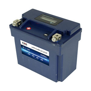 <span class=keywords><strong>Batterie</strong></span> de <span class=keywords><strong>moto</strong></span> <span class=keywords><strong>liquide</strong></span> LFP14L-BS 12V 7Ah 350A, pack de <span class=keywords><strong>batterie</strong></span> de démarrage portable avec écran LCD, BMS, 2000 cycles - Product Image 1