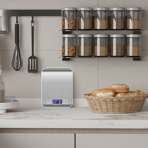 हॉट सेलिंग डिजिटल स्टेनलेस स्टील बड़ी क्षमता वाली सब्जियां, आटा और थोक घटक का वजन रसोई पैमाने - Product Image 6