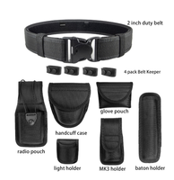 Ceinture tactique multifonctionnelle personnalisée, ceinture de sécurité de patrouille durable, ceinture tactique de taille