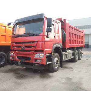 ใช้ HOWO 371แรงม้า6x4รถดัมพ์ดีเซลรถบรรทุกหนักรถบรรทุกเกียร์ธรรมดาพวงมาลัยซ้ายการปล่อยมลพิษยูโร2 - Product Image 3