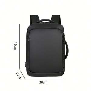 High Quality Custom 15.6 Inch Laptop <b>Backpack</b> Durable Large-Capacity Nylon Rucksack Waterproof Felt Business Travel Shoulder Bag - Product Image 5